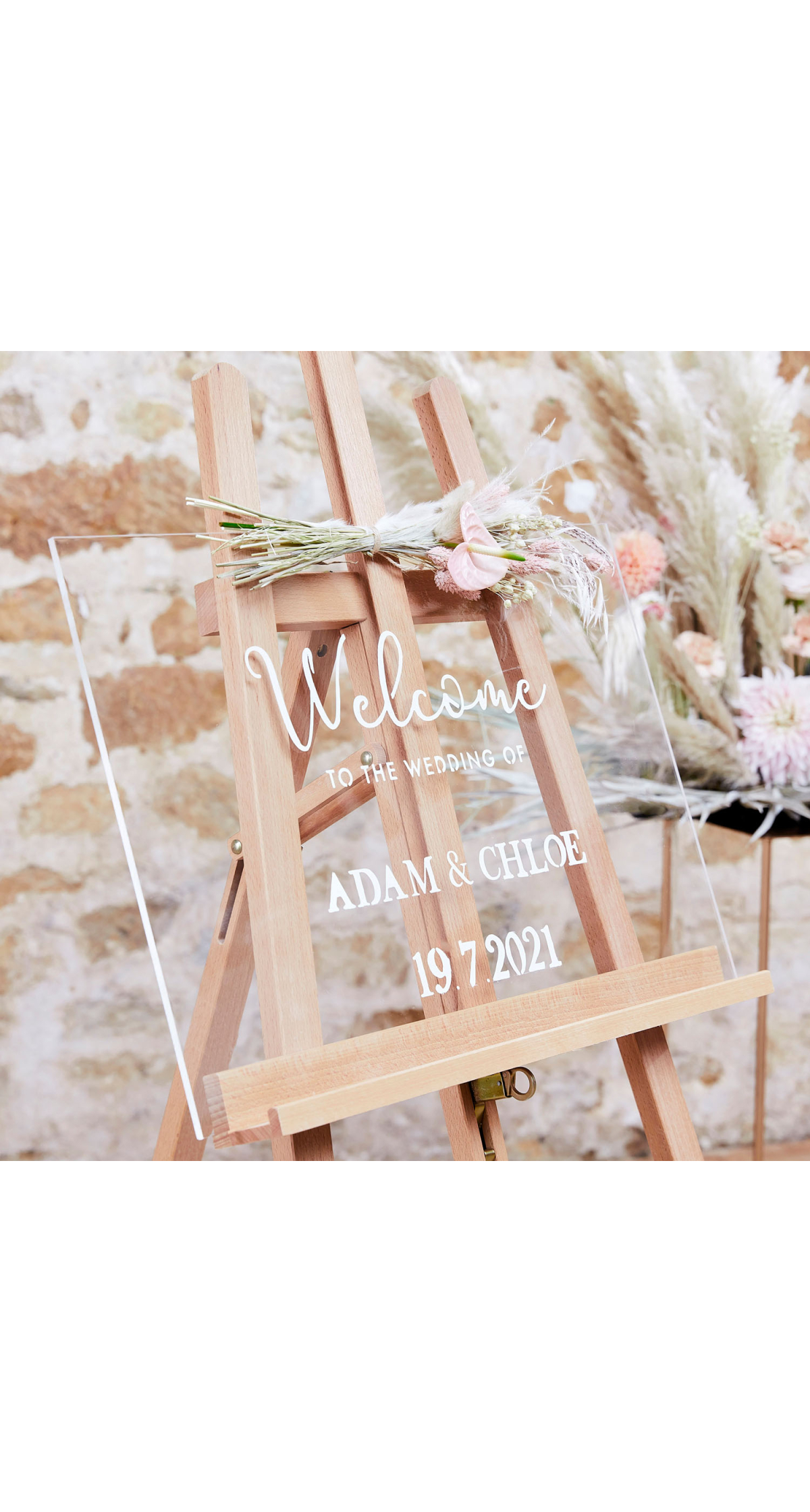 Personalisable Clear Acrylic Sheet - 59.4cm (W) x 42cm (L)