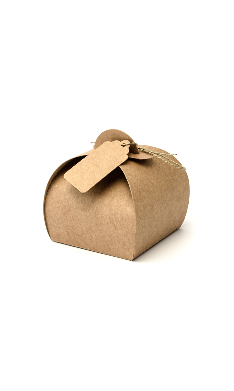 Boxes With Tags 6x6x5.5cm (1pkt / 10pc)