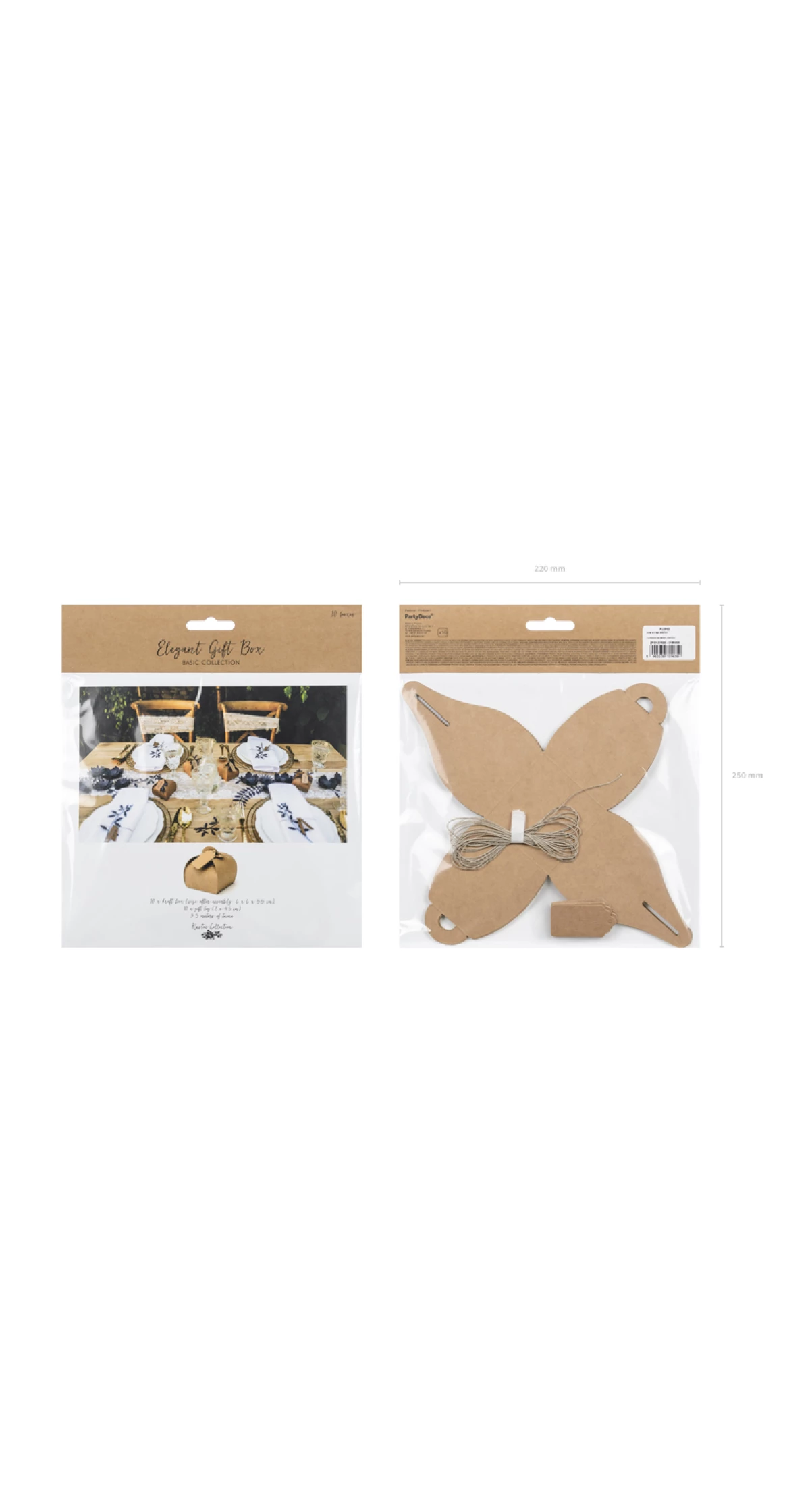 Boxes With Tags 6x6x5.5cm (1pkt / 10pc) - Image 6