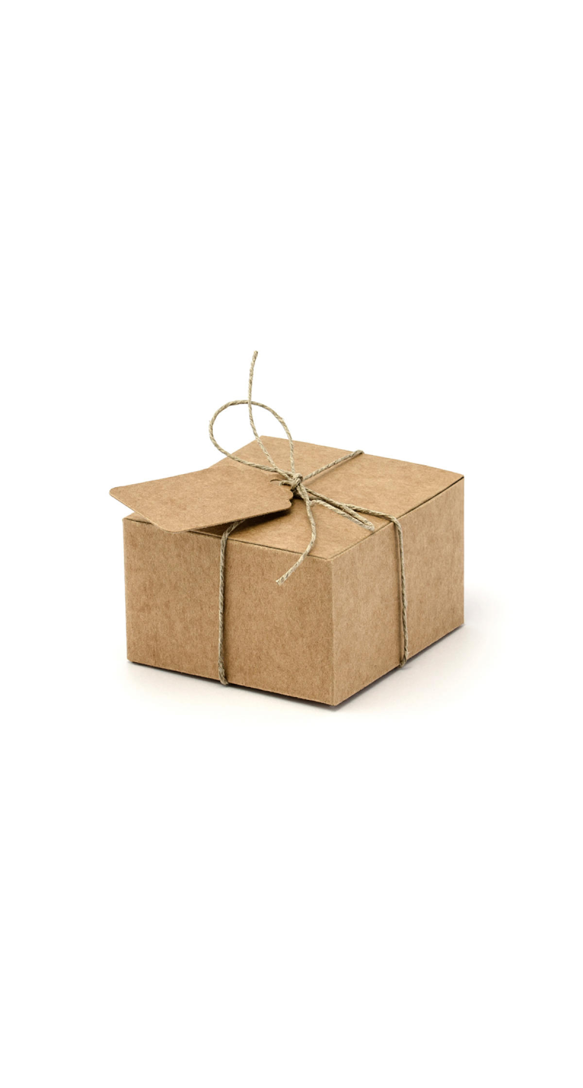 Boxes With Tags 6x5.5x3.5cm (1pkt / 10pc)