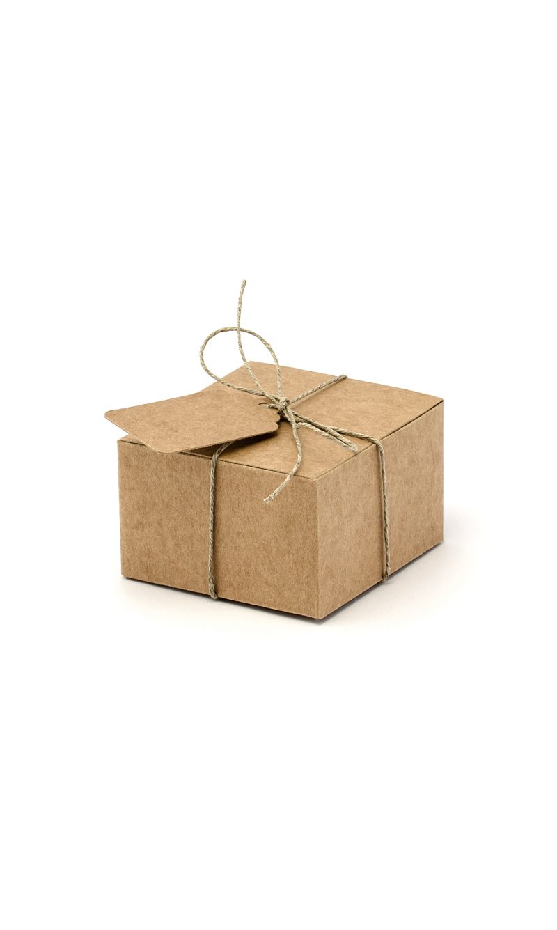 Boxes With Tags 6x5.5x3.5cm (1pkt / 10pc)