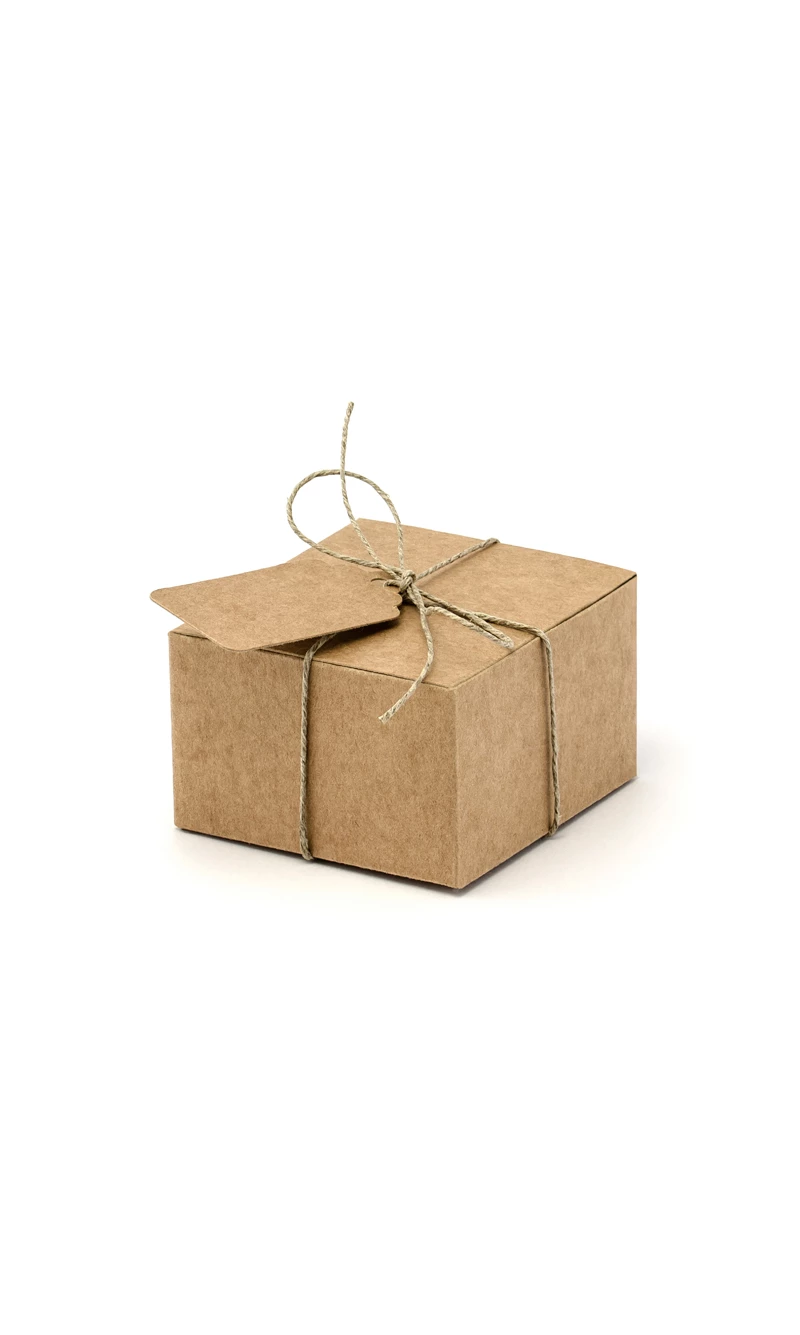 Boxes With Tags 6x5.5x3.5cm (1pkt / 10pc)