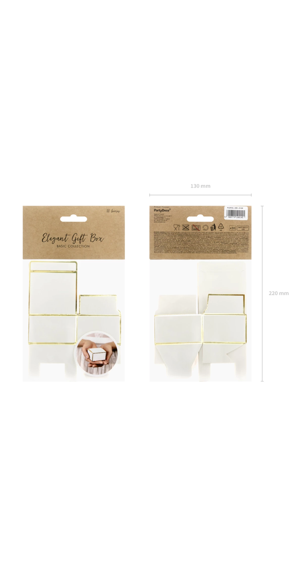Boxes White 6x3.5x5.5cm (1pkt / 10pc) - Image 8
