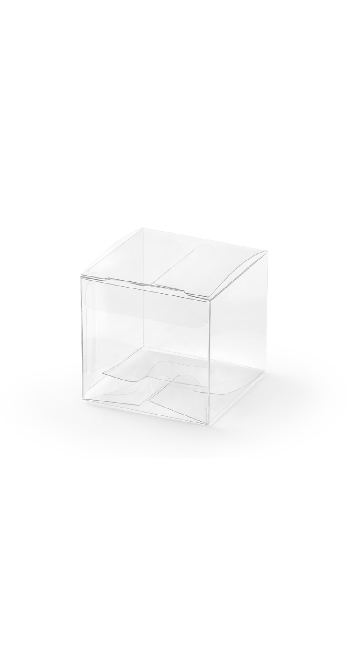 Square Boxes Transparent 5x5x5cm (1pkt / 10pc)
