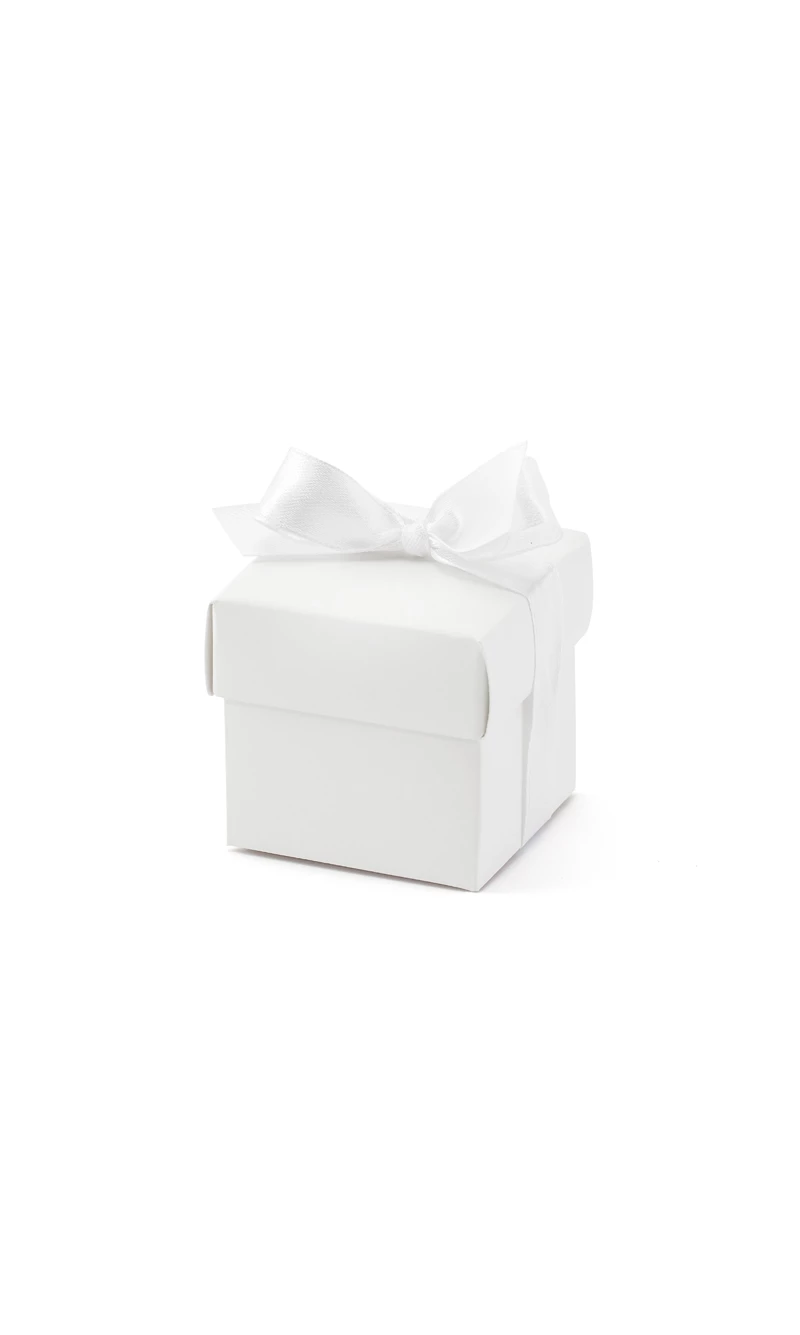 Boxes With A Ribbon White (1pkt / 10pc)