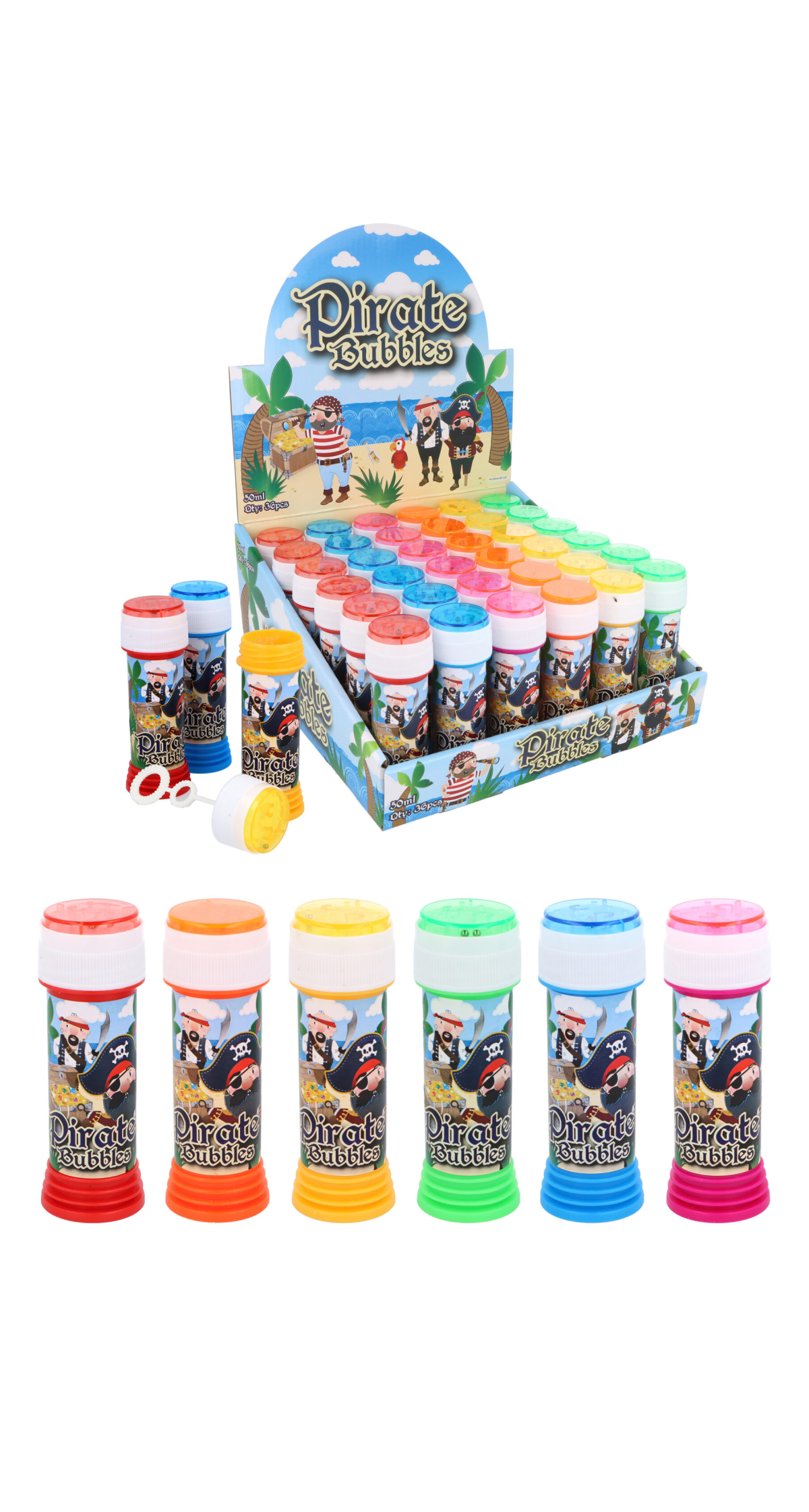Pirate Themed Bubbles Tub With Maze (Assorted Colours) – 50ml