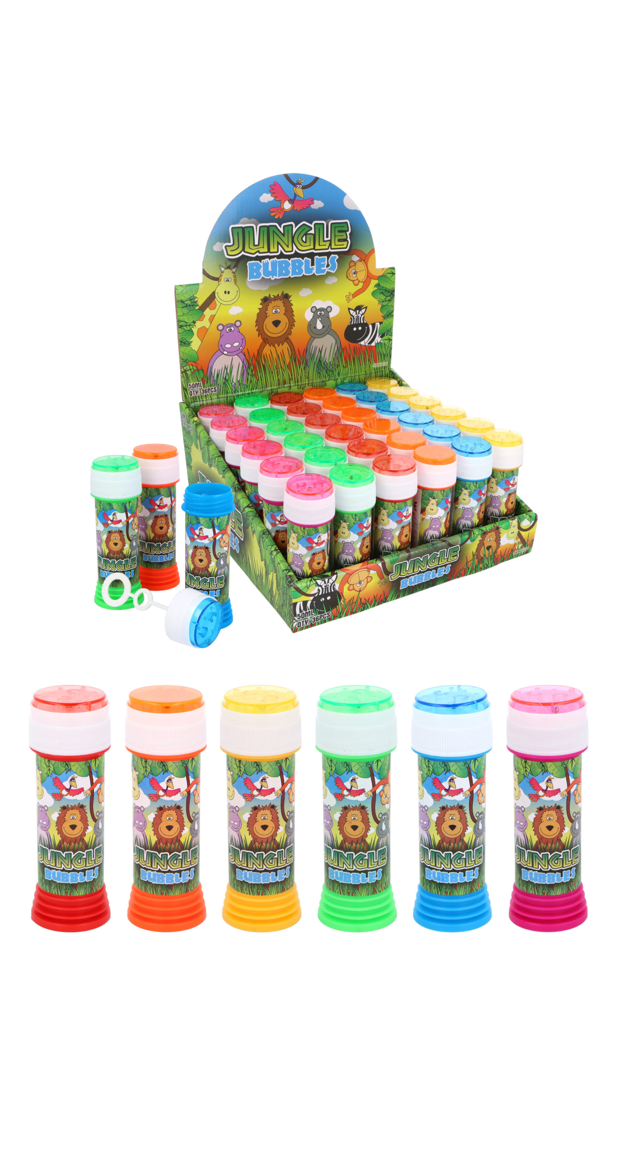 Jungle Themed Bubbles Tub With Maze (Assorted Colours) – 50ml