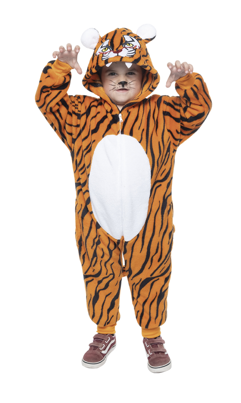 Onesie Tiger Costume - Age 3 to 4 Years