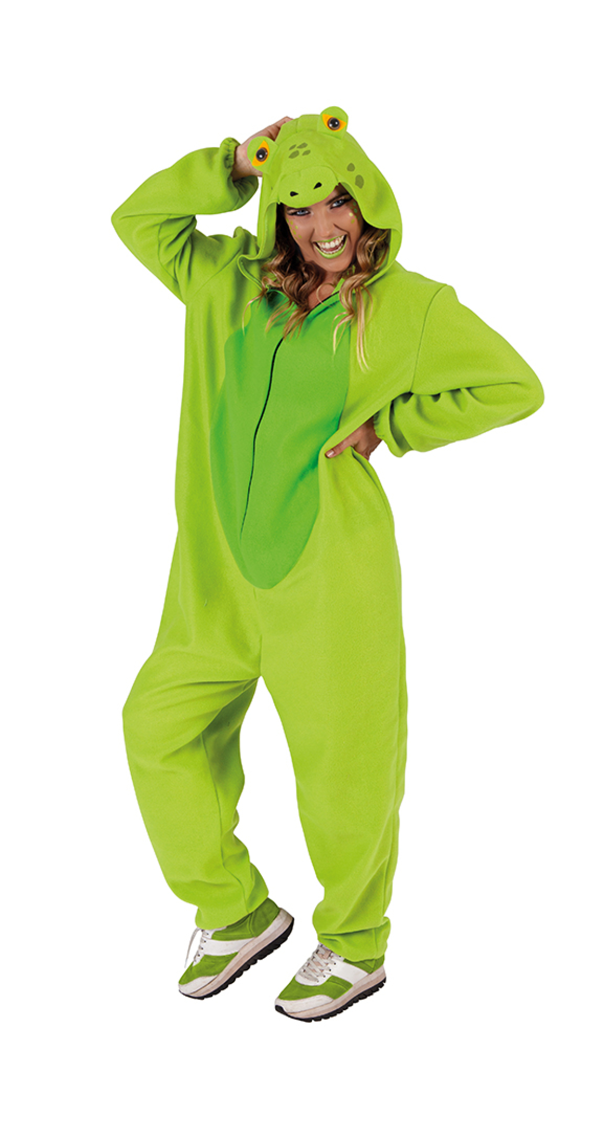 Frog Onesie Costume - Adult Size Standard