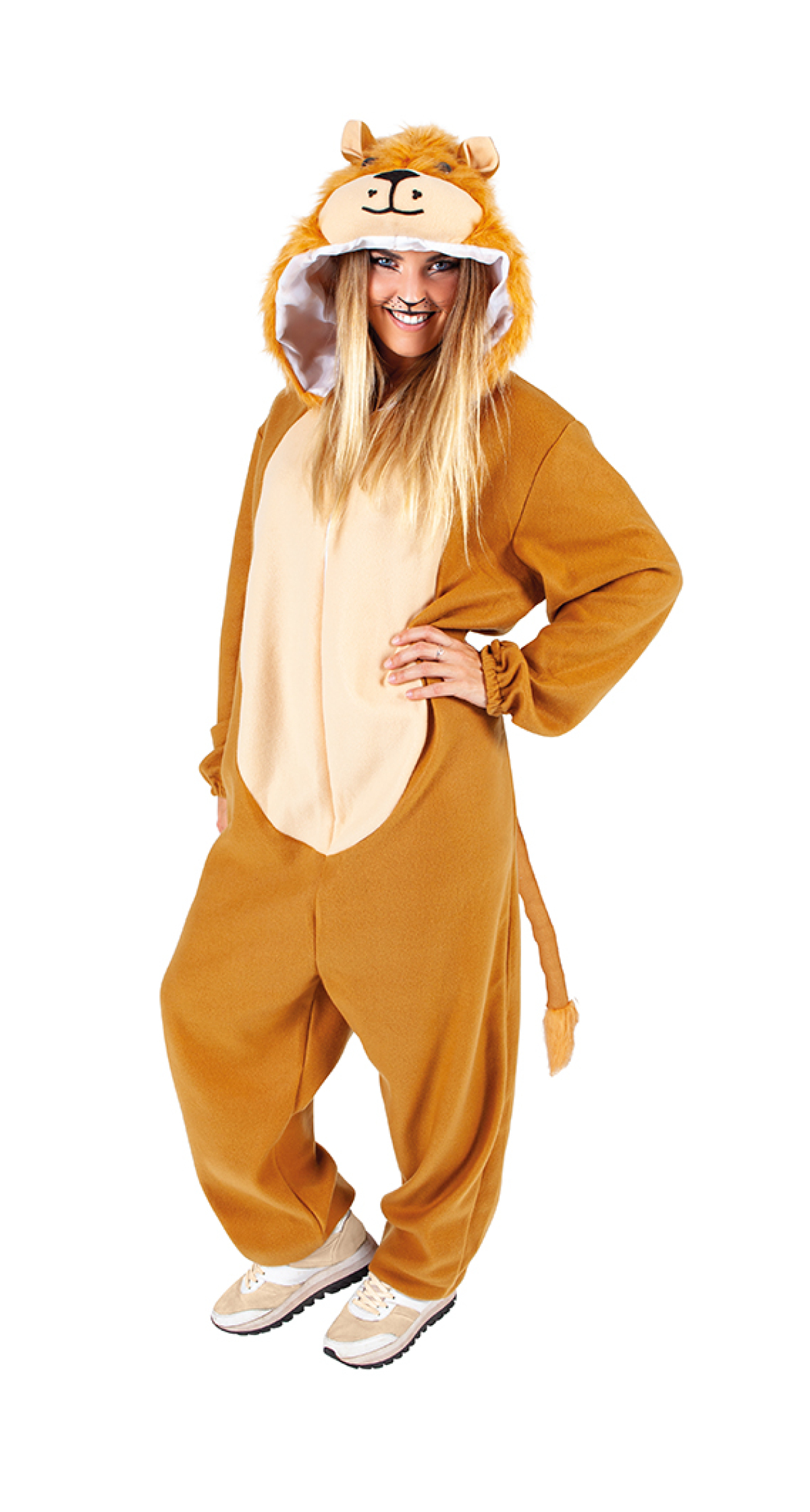 Lion Onesie Costume - Adult Size Standard
