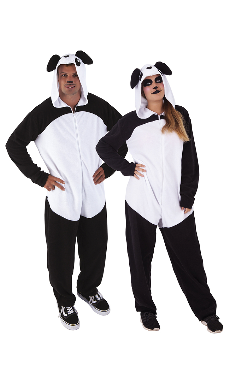 Panda Onesie Costume - Adult Size Standard