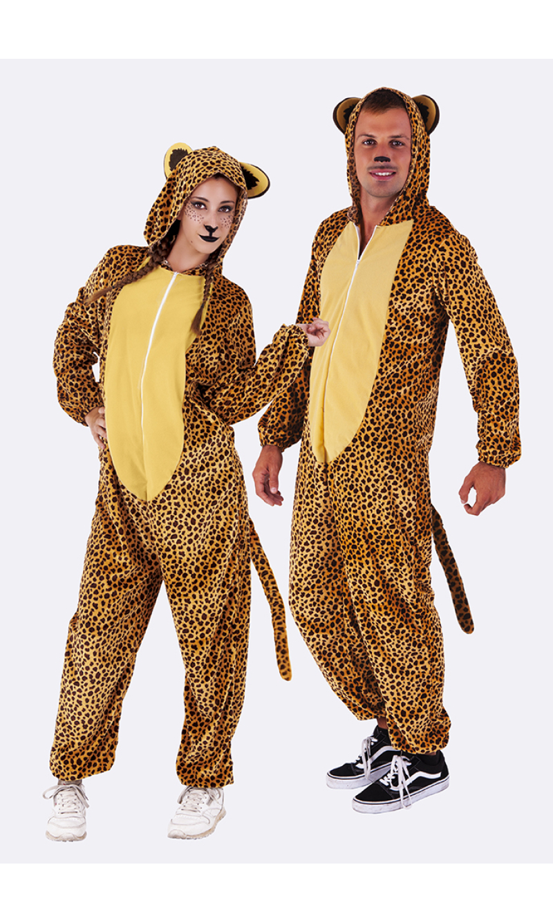 Leopard Onesie Costume - Adult Size Standard