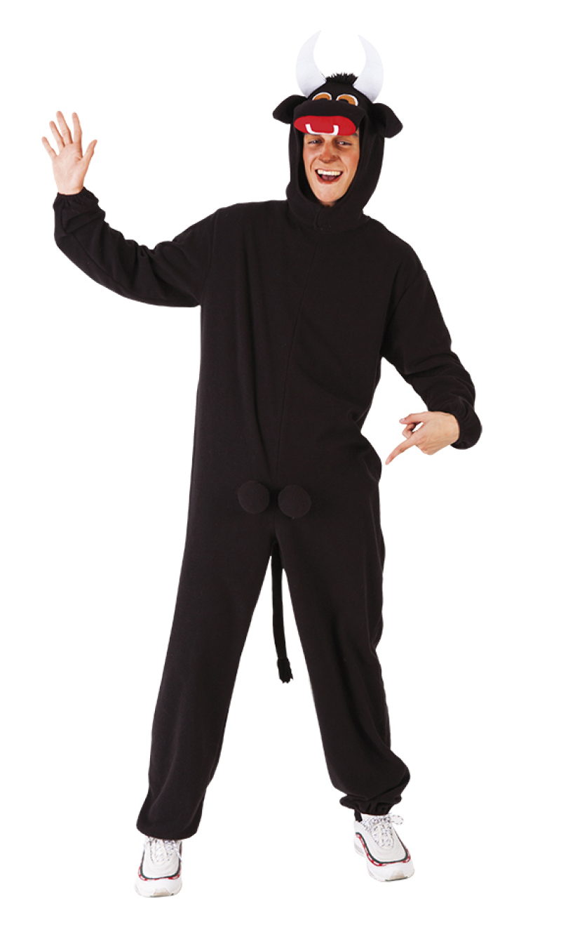 Bull Onesie Costume - Adult Size Standard