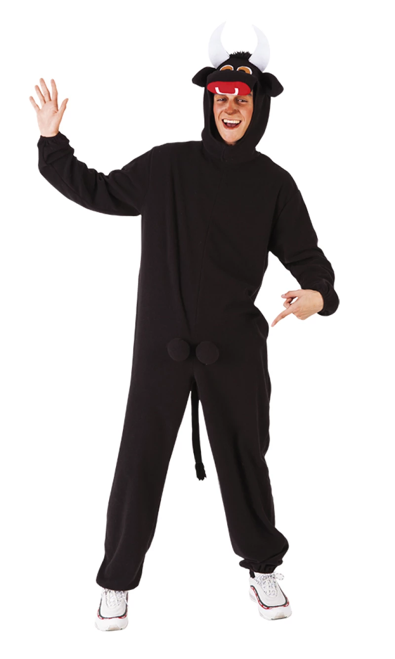 Bull Onesie Costume - Adult Size Standard