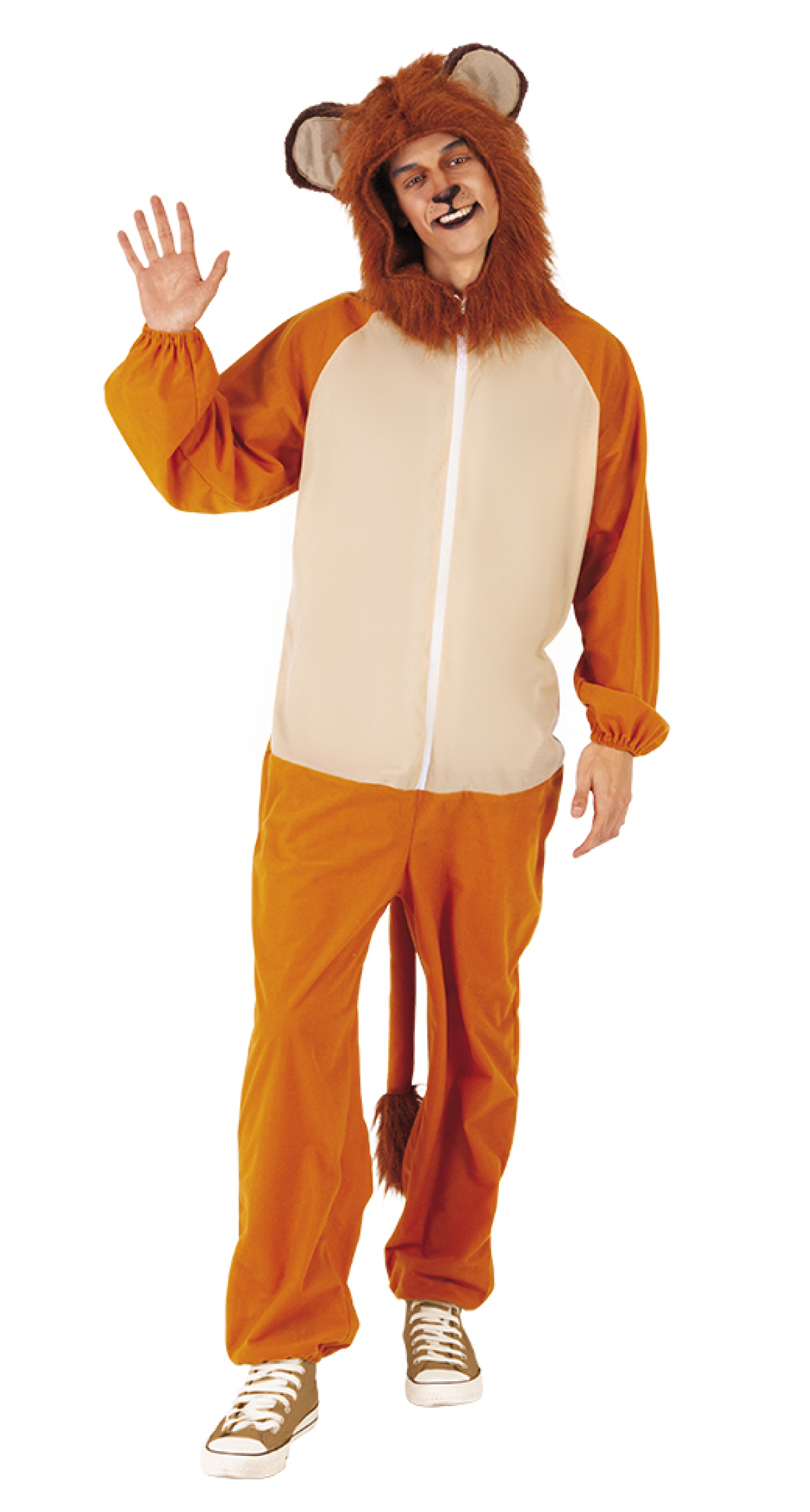 Lion Onesie Costume - Adult Size Standard