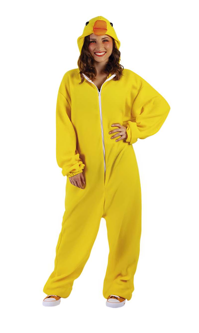 Duck Onesie Costume - Adult Size Standard