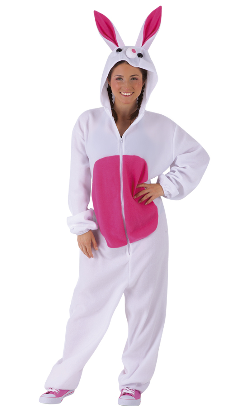 Bunny Onesie Costume - Adult Size Standard