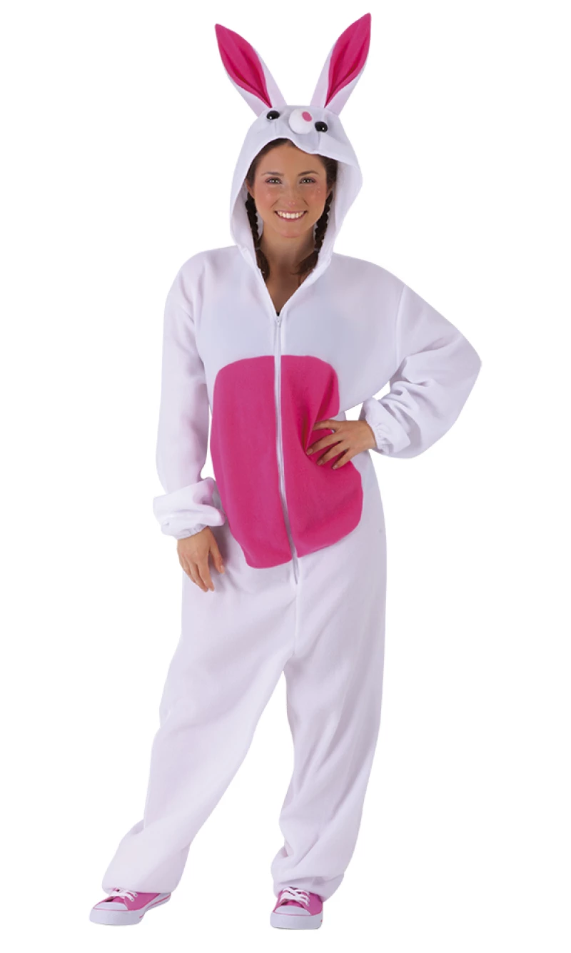 Bunny Onesie Costume - Adult Size Standard
