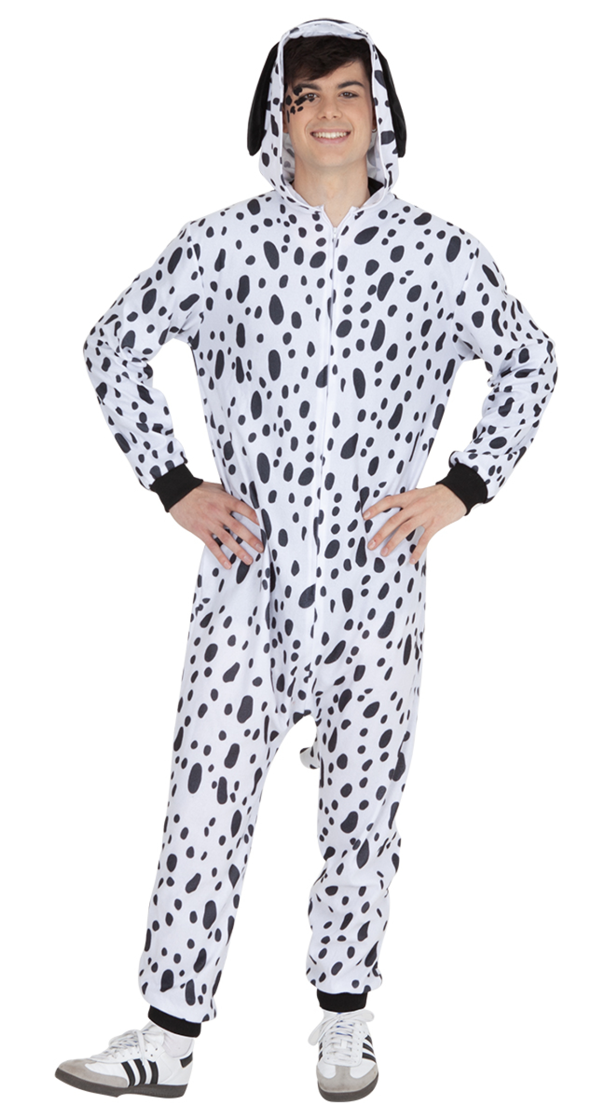 Dalmatian Onesie Costume - Adult Size Standard