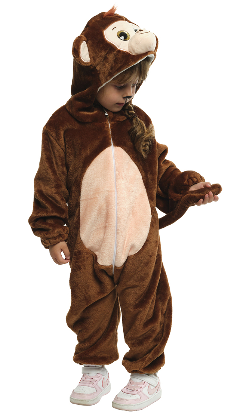 Jungle Monkey Onesie Costume - Age 3 to 4 Years