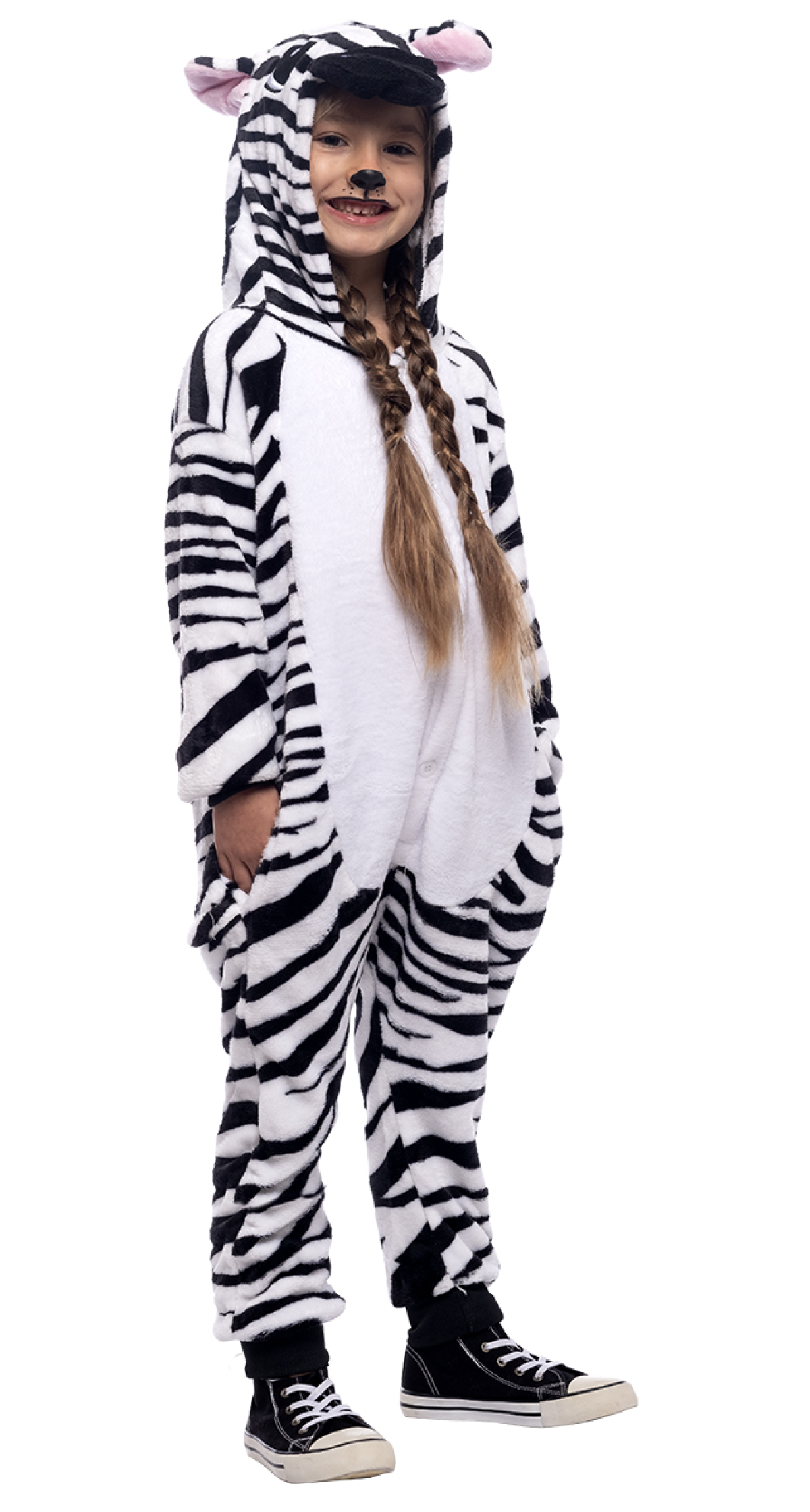 Zebra Onesie Costume - Age 5 to 7 Years