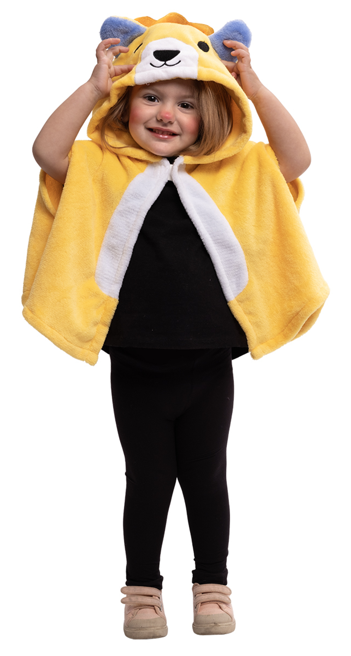 Super Lion Costume Cape & Hood - Age 2 to 3 Years