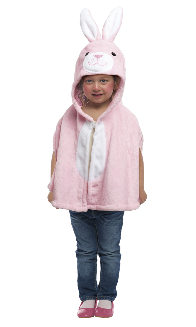 Super Tiny Rabbit Costume Cape & Hood - Age 2 to 3 Years