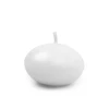 Floating Candle Disc Matt White 4cm - 1pc - Image 2