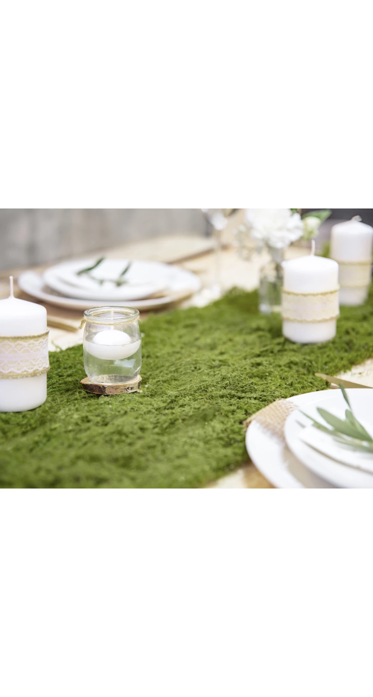 Floating Candle Disc Matt White 5cm -1pc - Image 2