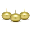 Floating Candle Disc Metallic Gold 4cm - 1pc