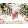 Pillar Candle Metallic Rose Gold 12x6cm - 1pc - Image 2