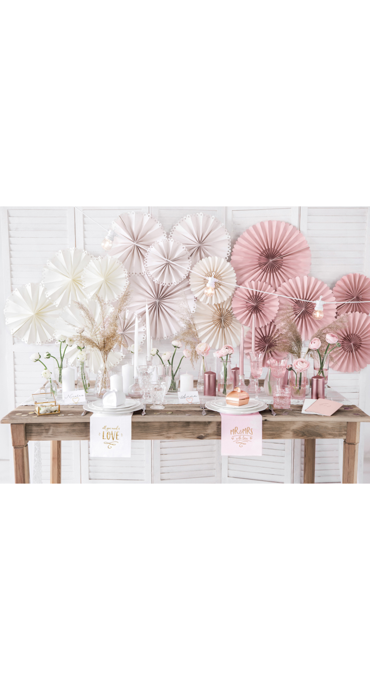 Pillar Candle Metallic Rose Gold 12x6cm - 1pc - Image 5