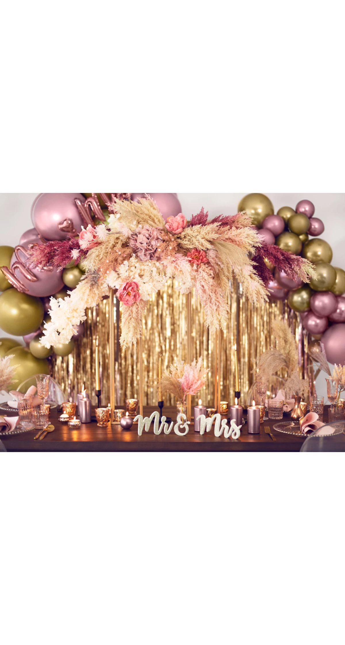 Pillar Candle Metallic Rose Gold 12x6cm - 1pc - Image 8