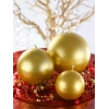 Candle Sphere Metallic Gold 8cm - 1pc - Image 3