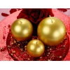 Candle Sphere Metallic Gold 8cm - 1pc - Image 4