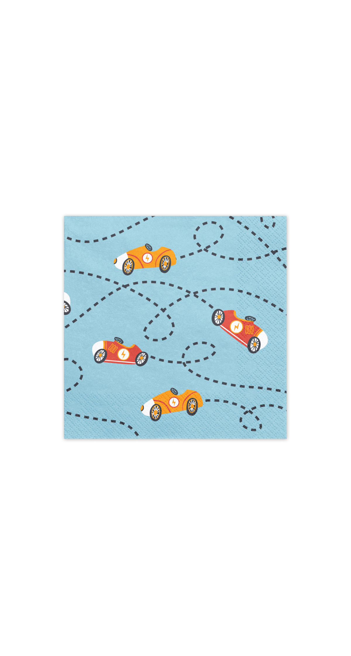 Racing Cars Napkins 33x33cm (1pkt / 12pc)