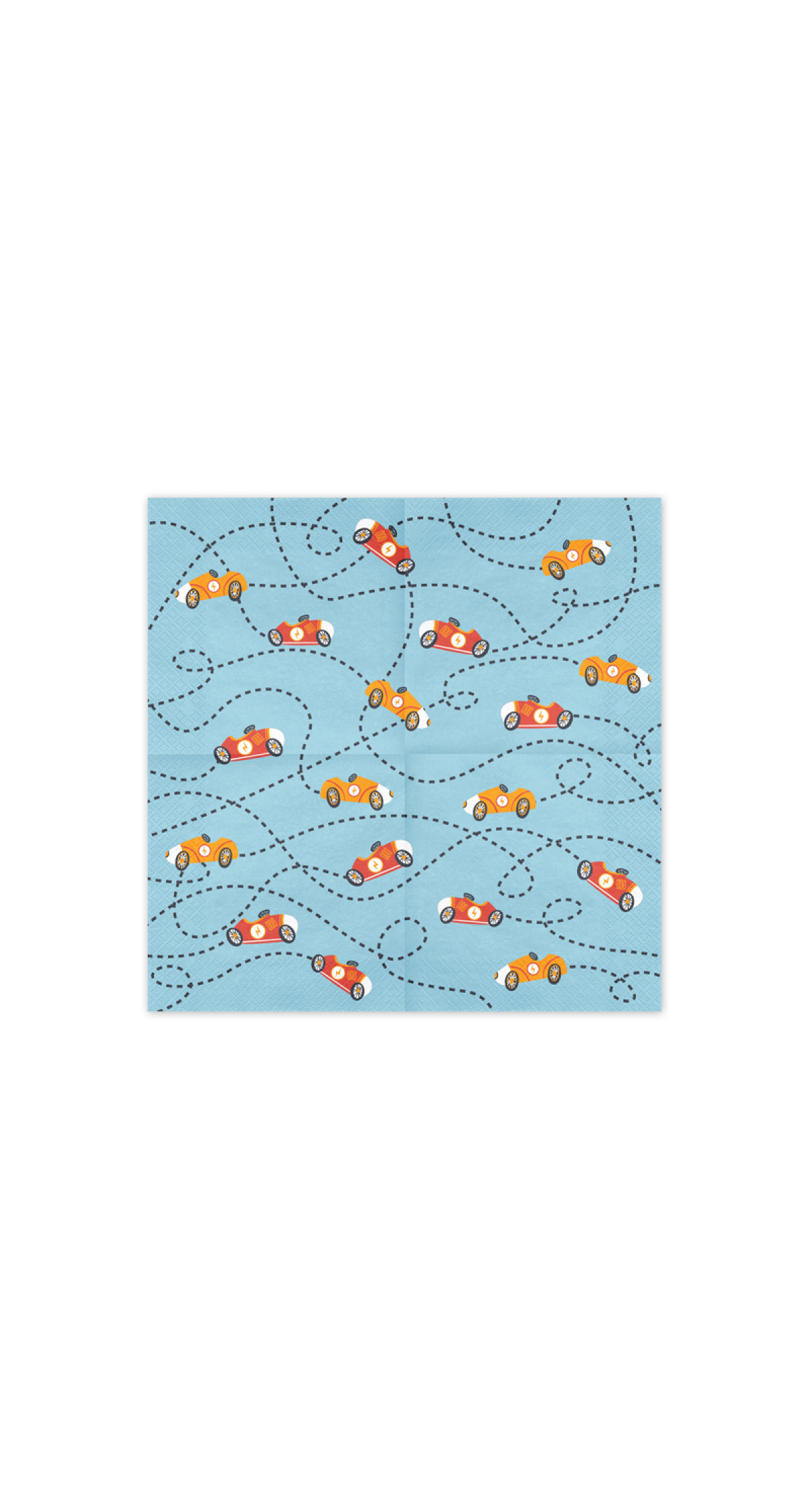 Racing Cars Napkins 33x33cm (1pkt / 12pc) - Image 3
