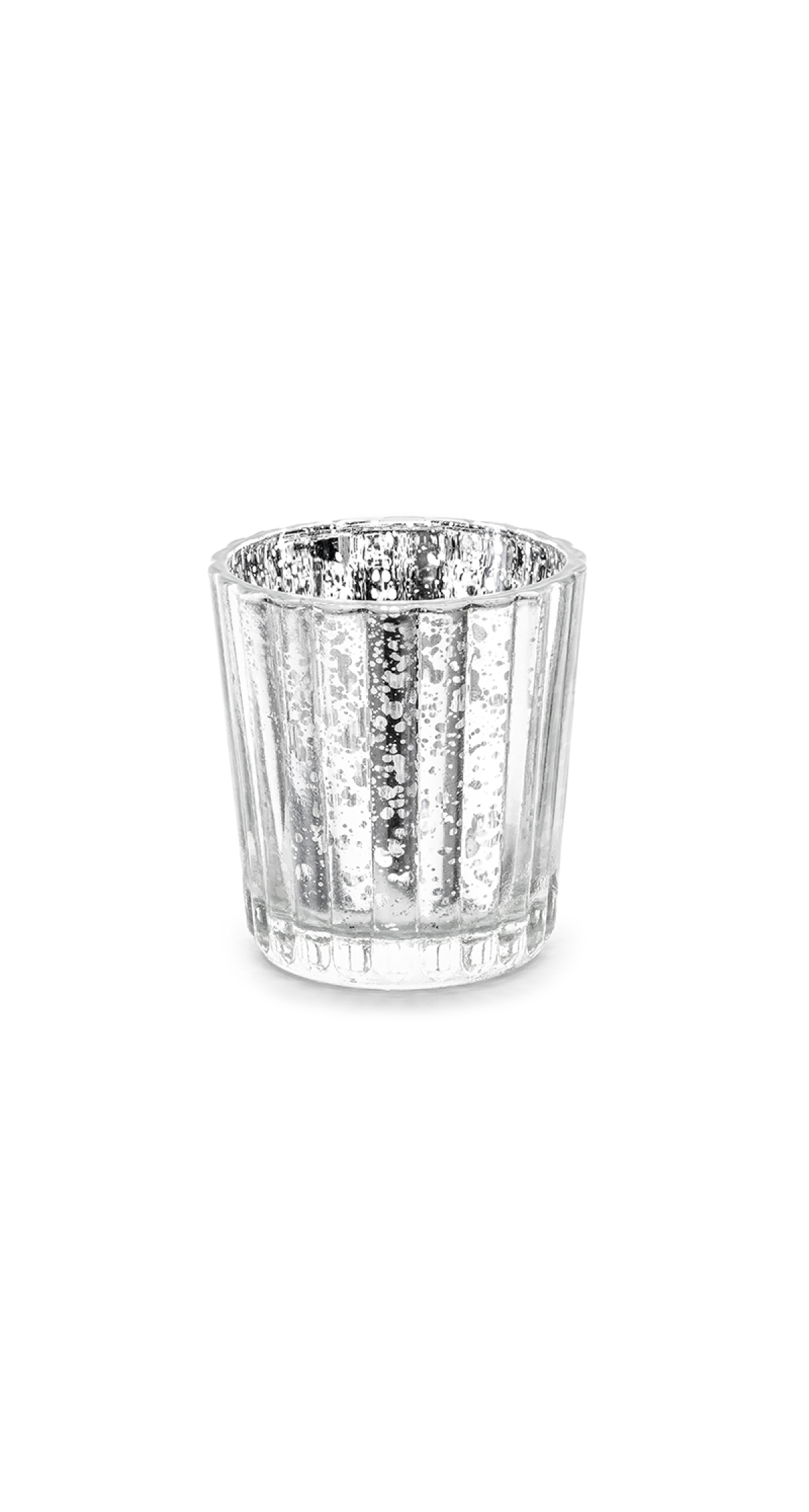 Candle Holder Silver 6cm - 1pc - Image 3