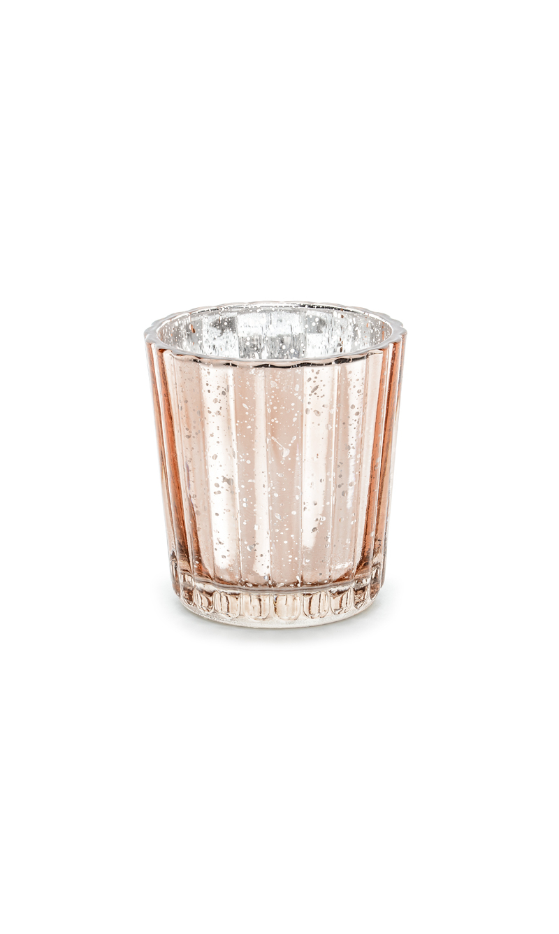 Candle Holder Rose Gold 6cm - 1PC