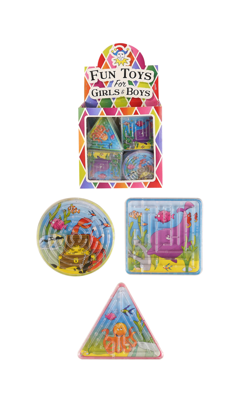 Sealife Puzzle Maze (Assorted Shapes & Designs) -  1pc