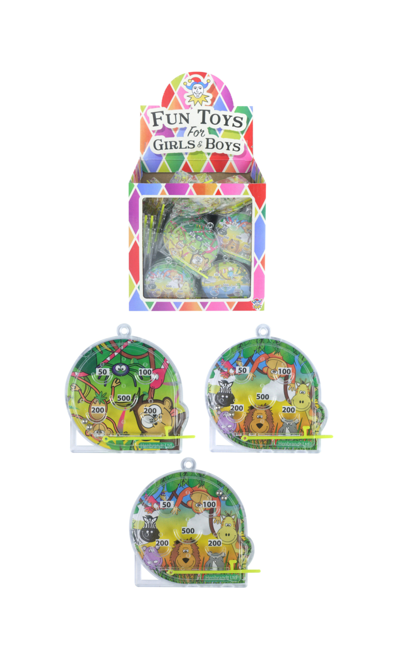 Jungle Pinball Game Party Favour (Assorted Designs) - 1pc