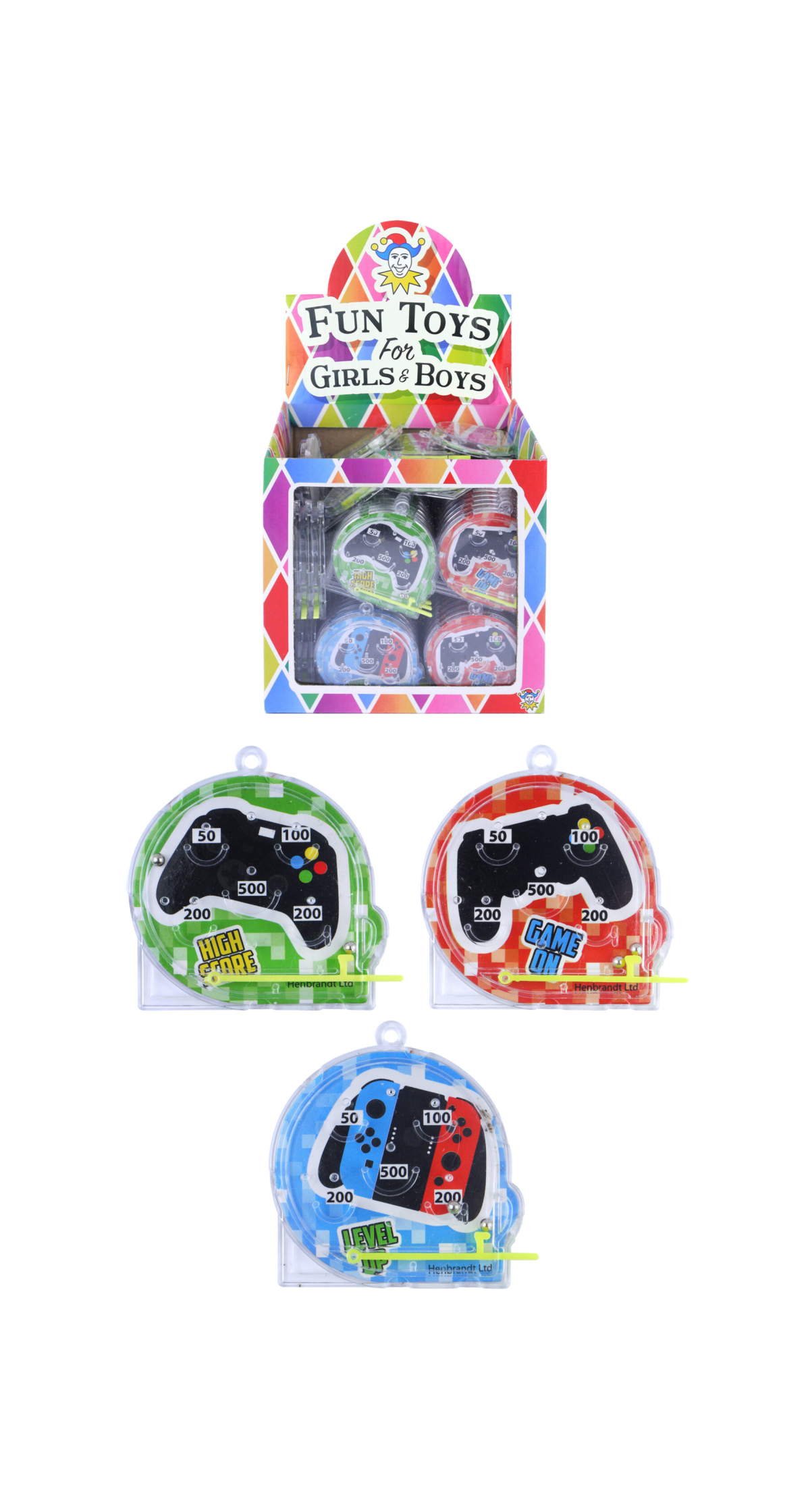 Gamer Pinball Game Party Favour (Assorted Designs) - 1pc