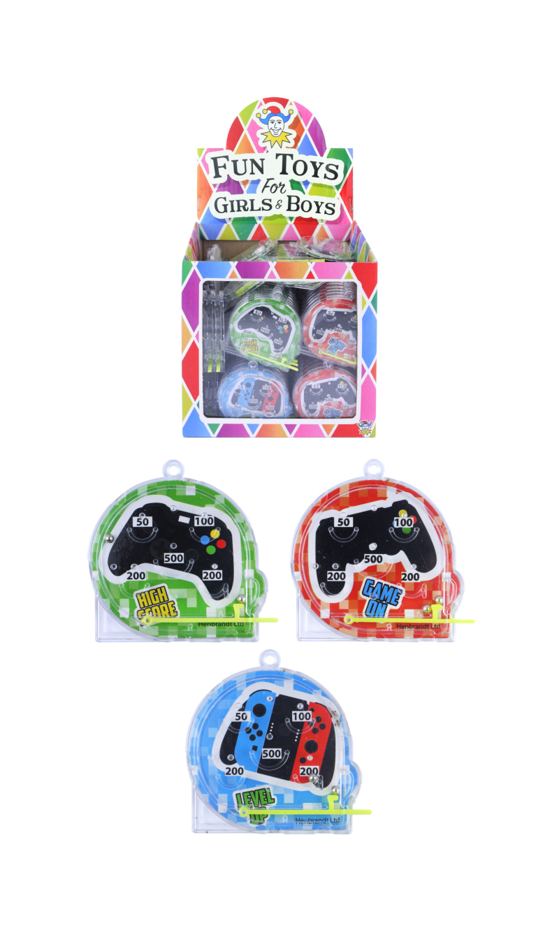 Gamer Pinball Game Party Favour (Assorted Designs) - 1pc