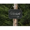 Hanging Chalkboard Sign Black - 45x30cm - Image 3