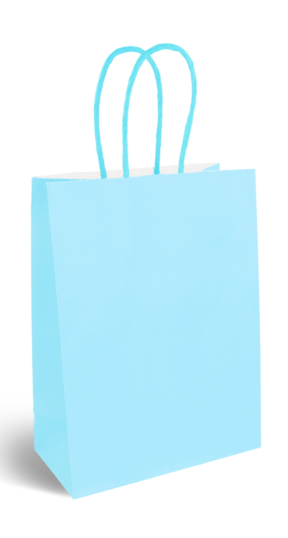 Party Paper Bag With Handles (120GSM) Baby Blue – 16x22x8cm