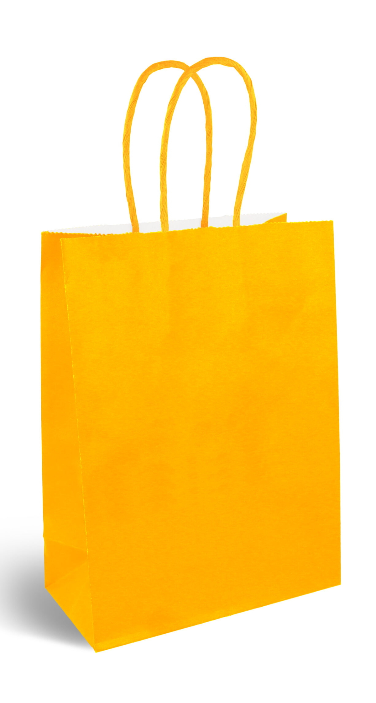 Party Paper Bag With Handles (120GSM) Orange – 16x22x8cm