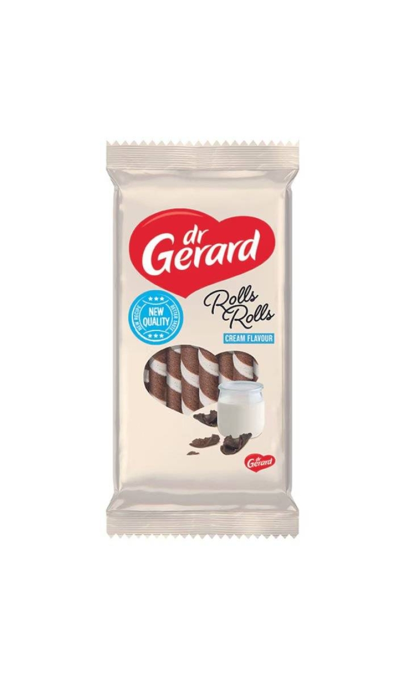 Dr Gerard Wafer Rolls Rolls Cream Flavour - 112g