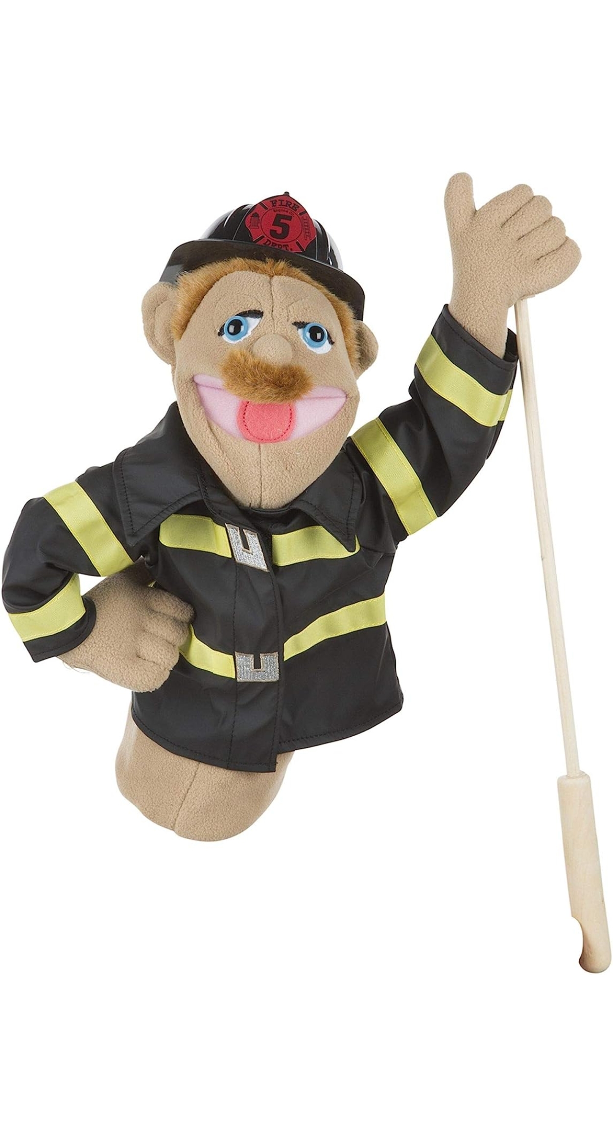 Melissa & Doug Firefighter Puppet - 35x18cm