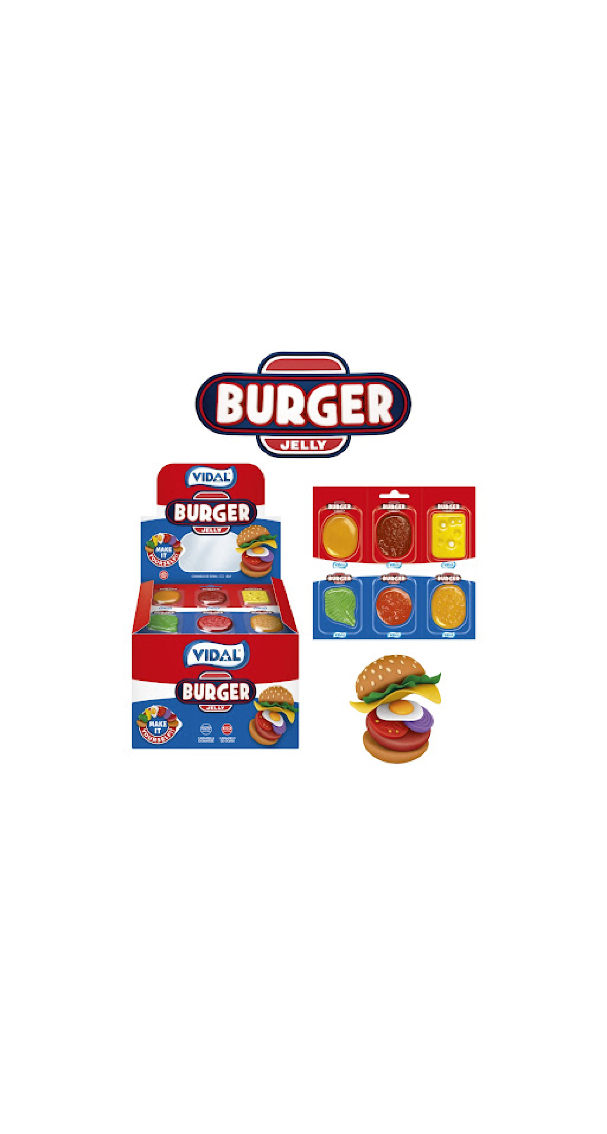 Vidal Burger Jelly - 66g