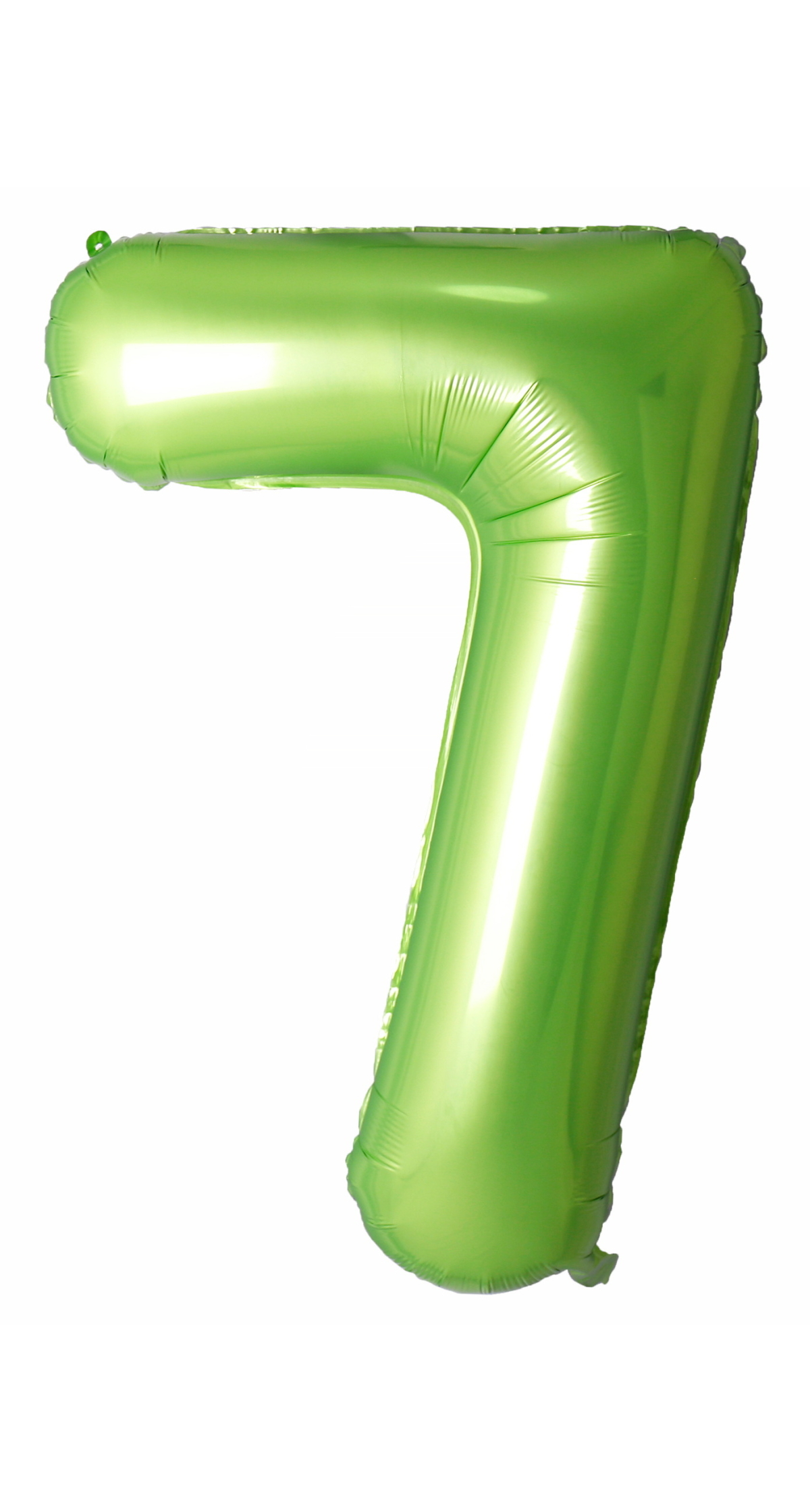 40 Inch Foil Balloon Number 7 - Lime Green